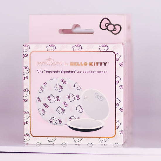 Novelties- Impressions Hello Kitty Super Cute Signature LED Compact Mirror HKSSPR