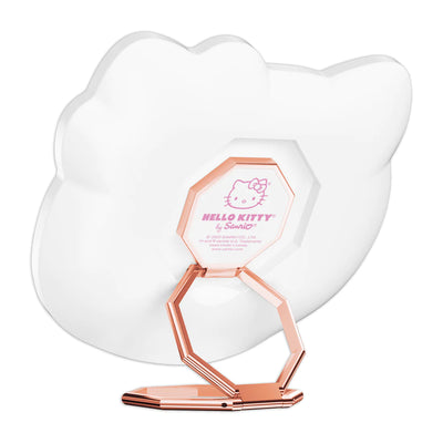 Hello Kitty LED Pocket Mirror W/Ring Stand HKPKTRG-WHT