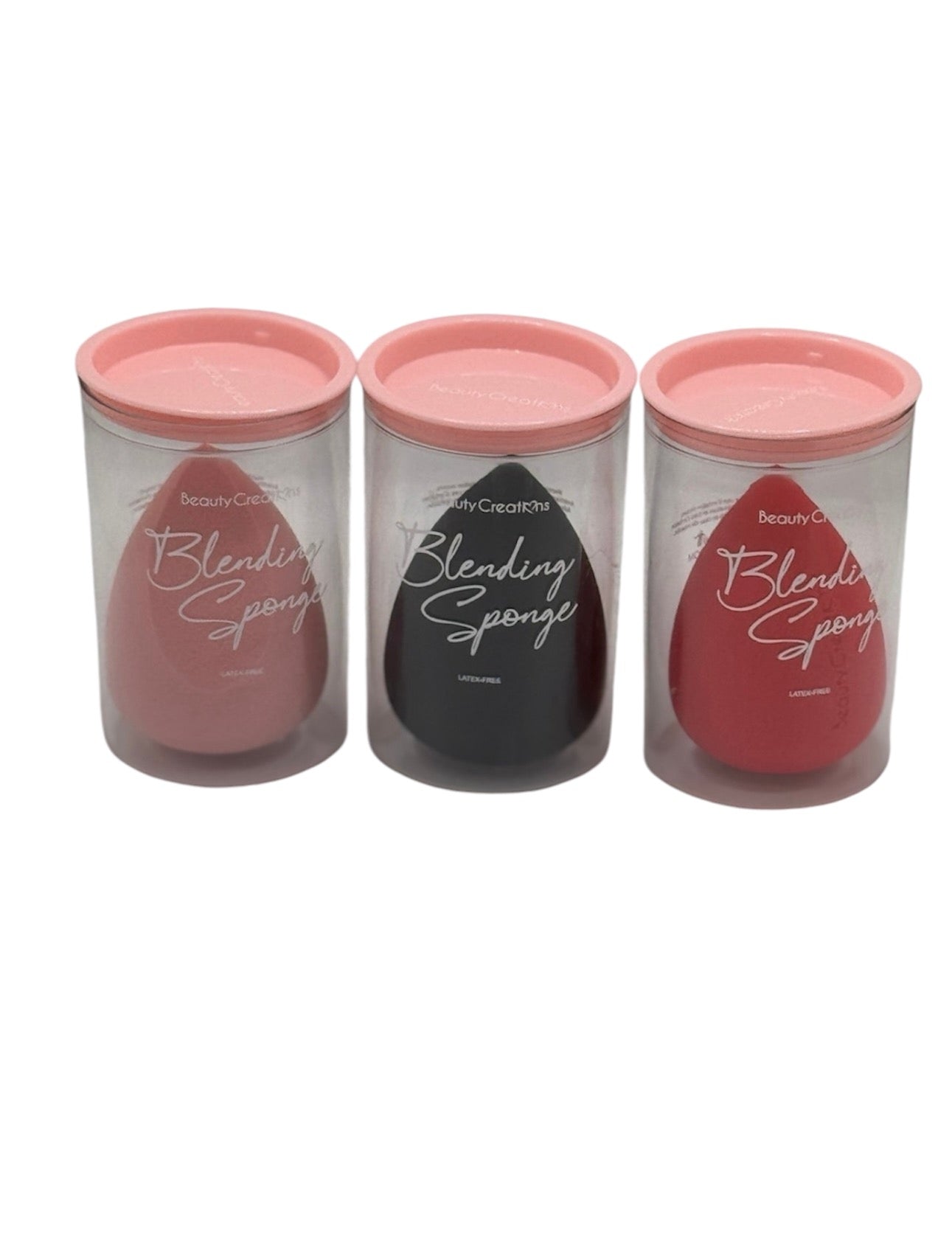 3pc New Beauty Creations FLAWLESS STAY (Full Size) BLENDING SPONGES (Latex Free)